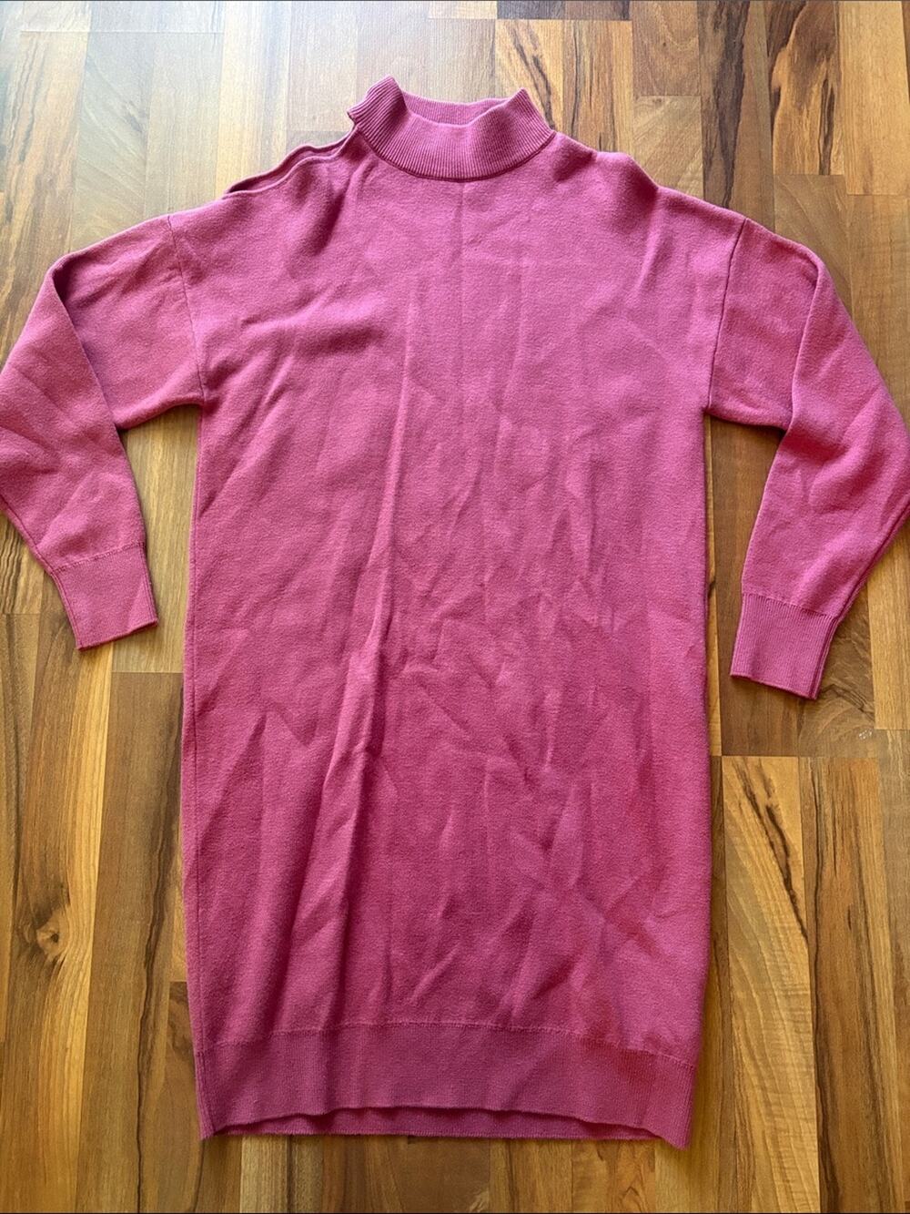 MICHAEL Michael Kors Woman’s Rose-Pink Long Sweater Size S